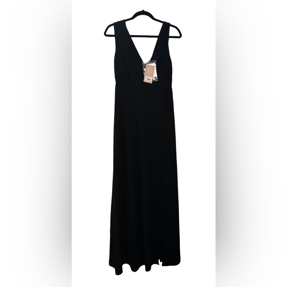 Birdy Grey SHAMIN DRESS CREPE BLACK XXL NEW NWT WEDDING BRIDESMAID - Picture 3 of 4